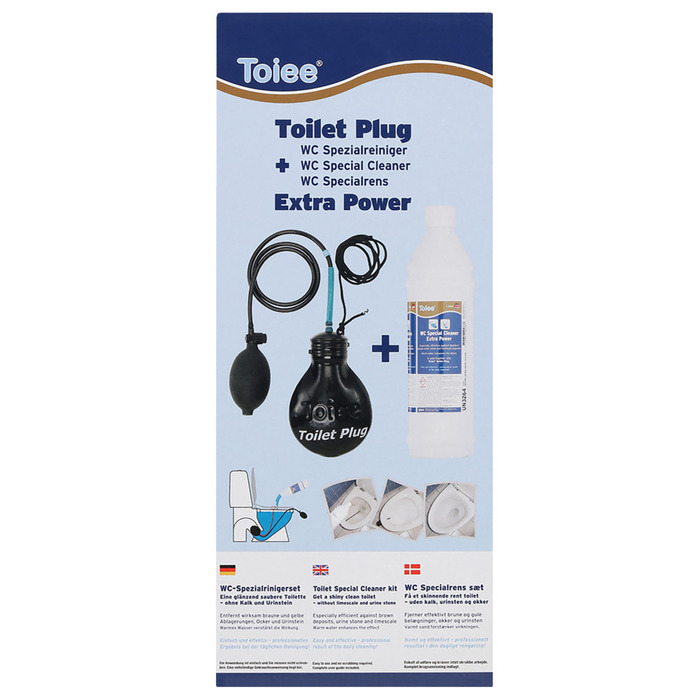 Toiee sampak m/Toilet Plug og WC Specialrens